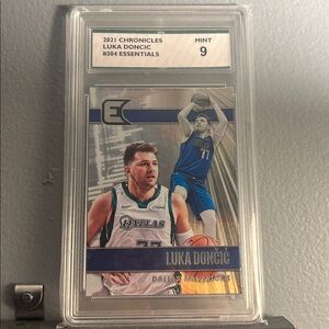 Panini Luka Doncic Card - Blue and White